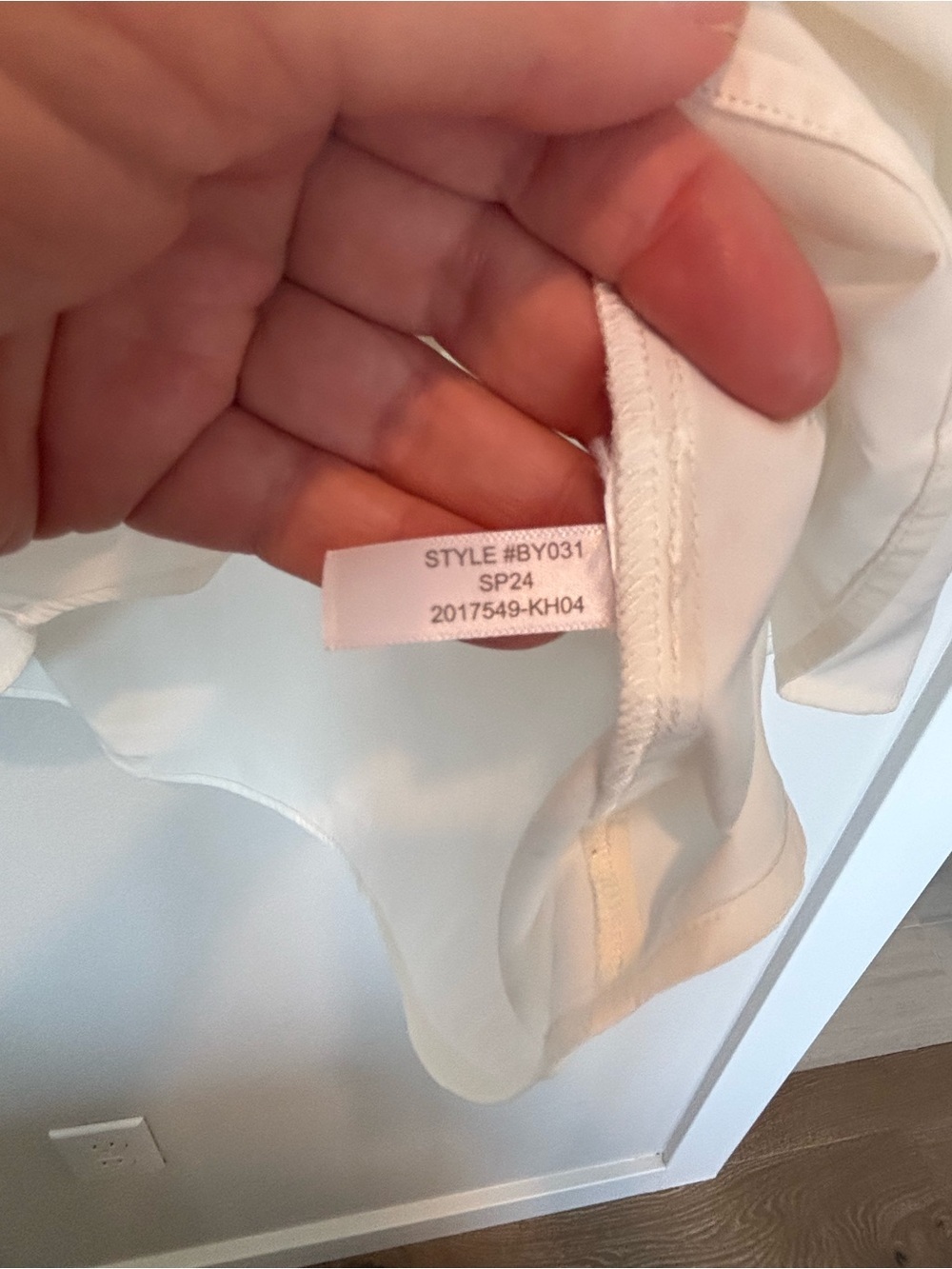 J. Crew White Sleeveless Split-Neck Blouse - Picture 4 of 4